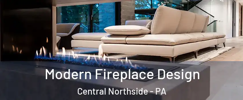 Modern Fireplace Design Central Northside - PA