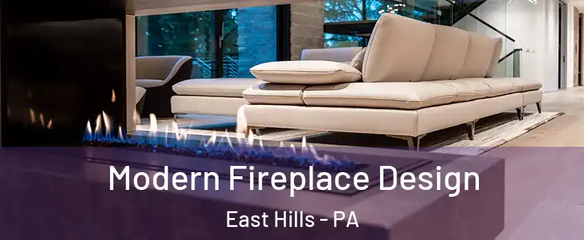 Modern Fireplace Design East Hills - PA