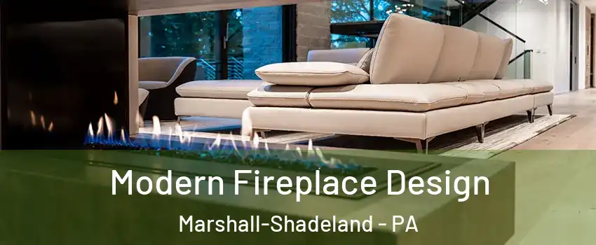 Modern Fireplace Design Marshall-Shadeland - PA