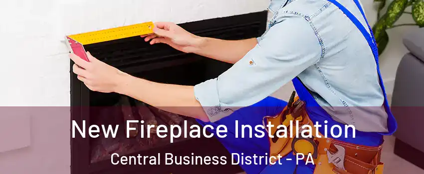 New Fireplace Installation Central Business District - PA
