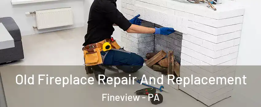 Old Fireplace Repair And Replacement Fineview - PA