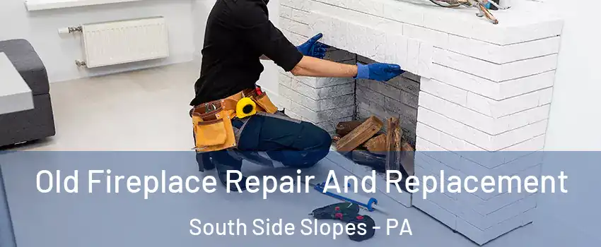 Old Fireplace Repair And Replacement South Side Slopes - PA