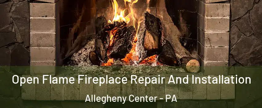 Open Flame Fireplace Repair And Installation Allegheny Center - PA
