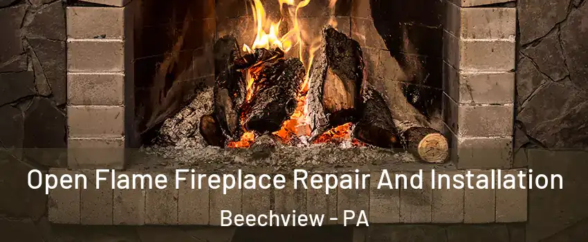 Open Flame Fireplace Repair And Installation Beechview - PA