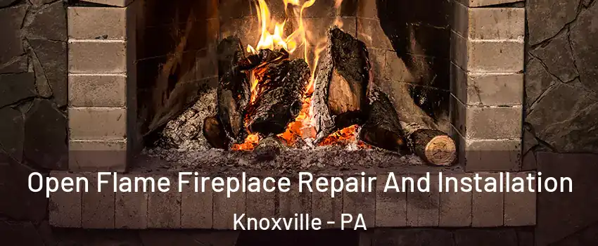 Open Flame Fireplace Repair And Installation Knoxville - PA
