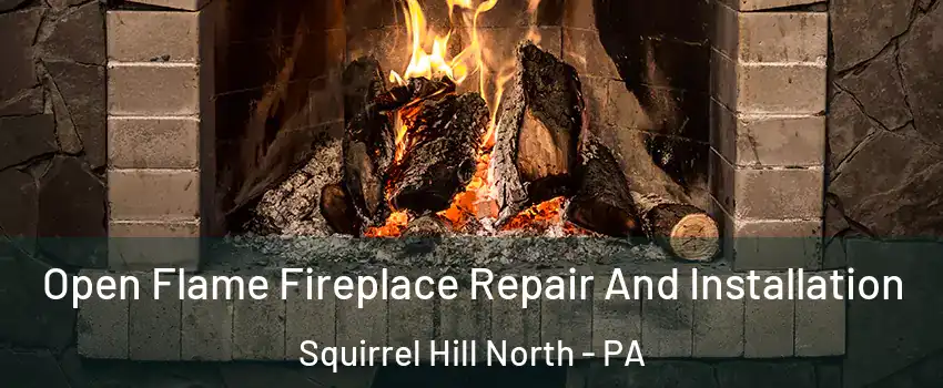 Open Flame Fireplace Repair And Installation Squirrel Hill North - PA