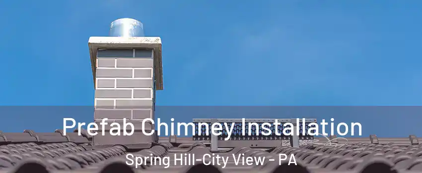 Prefab Chimney Installation Spring Hill-City View - PA