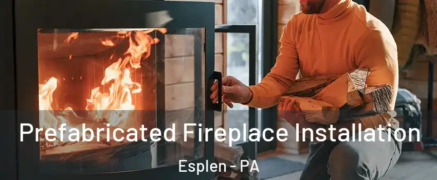 Prefabricated Fireplace Installation Esplen - PA