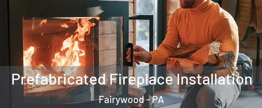 Prefabricated Fireplace Installation Fairywood - PA