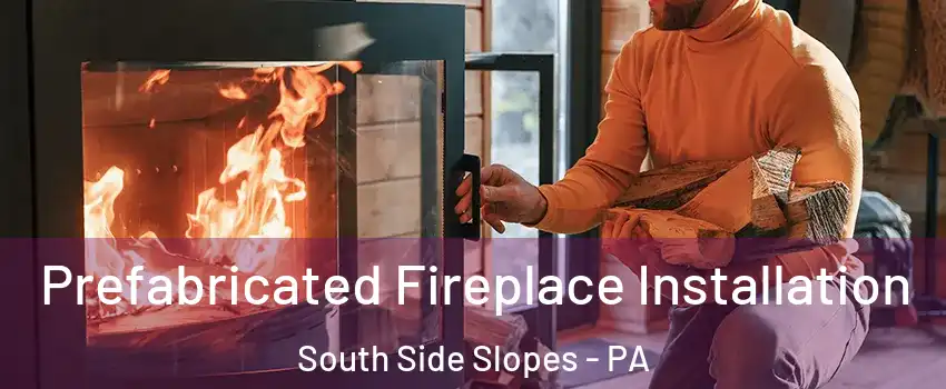 Prefabricated Fireplace Installation South Side Slopes - PA