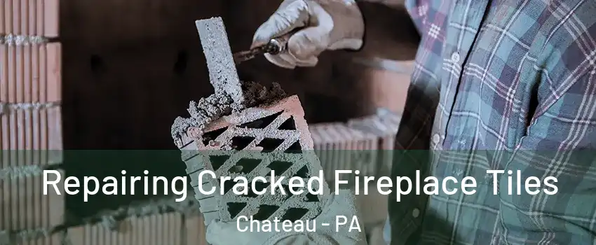 Repairing Cracked Fireplace Tiles Chateau - PA
