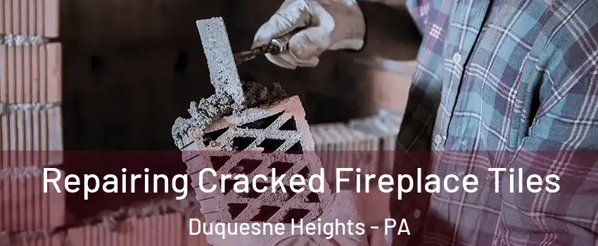 Repairing Cracked Fireplace Tiles Duquesne Heights - PA