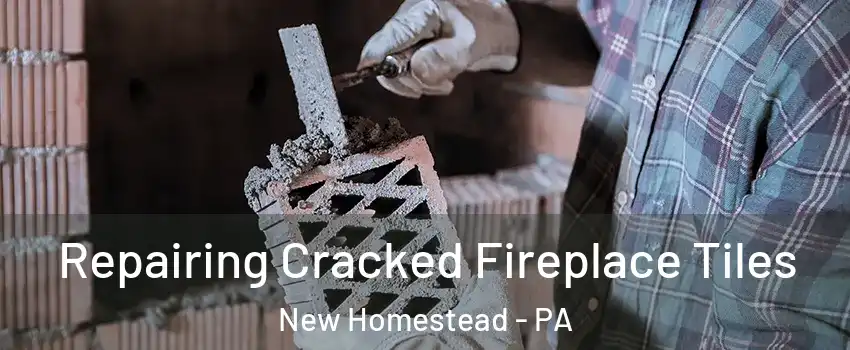 Repairing Cracked Fireplace Tiles New Homestead - PA