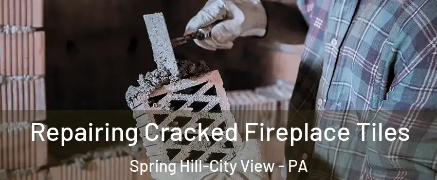 Repairing Cracked Fireplace Tiles Spring Hill-City View - PA