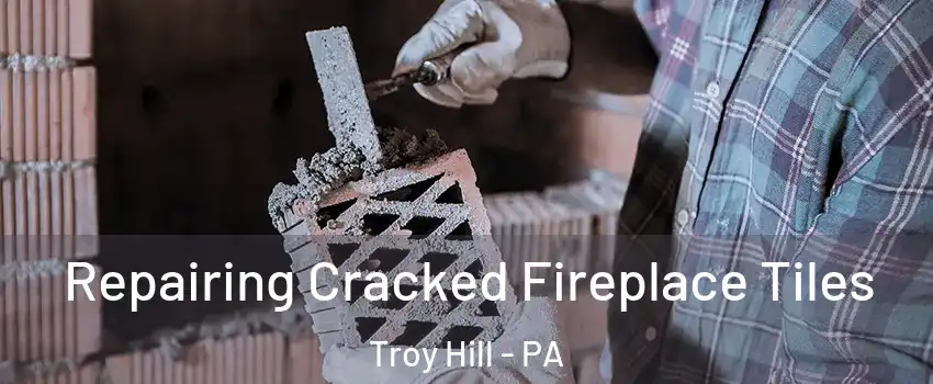 Repairing Cracked Fireplace Tiles Troy Hill - PA