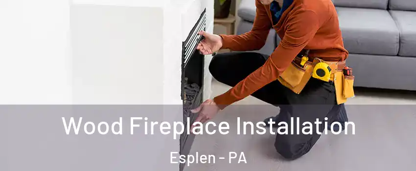 Wood Fireplace Installation Esplen - PA